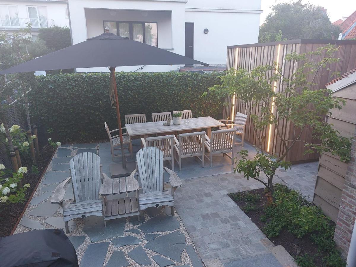 Nieuw App Met Tuin En Terras, Gratis Parking, Aan Zee, Vlakbij Brugge Apartment Duinbergen Luaran gambar